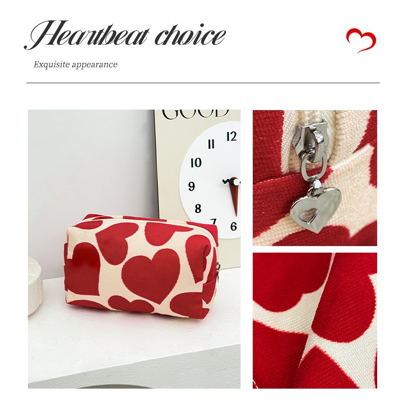 Romantic love octagonal cosmetic bag-2 Romantic love octagonal cosmetic bag-2