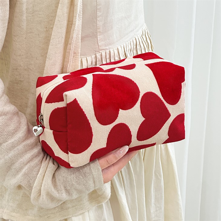 Romantic love octagonal cosmetic bag-6